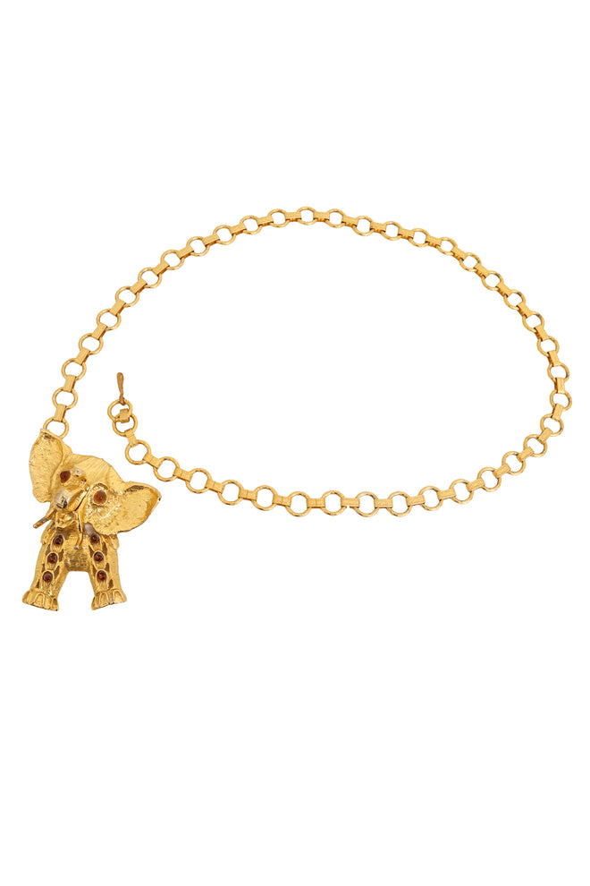 Vintage Elephant Chain Belt open @ Recess LA 