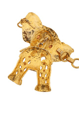 Vintage Elephant Chain Belt back tarnish 2 @ Recess LA 