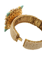 Vintage Stanley Hagler Pearl Starburst Bracelet clasp @ Recess LA