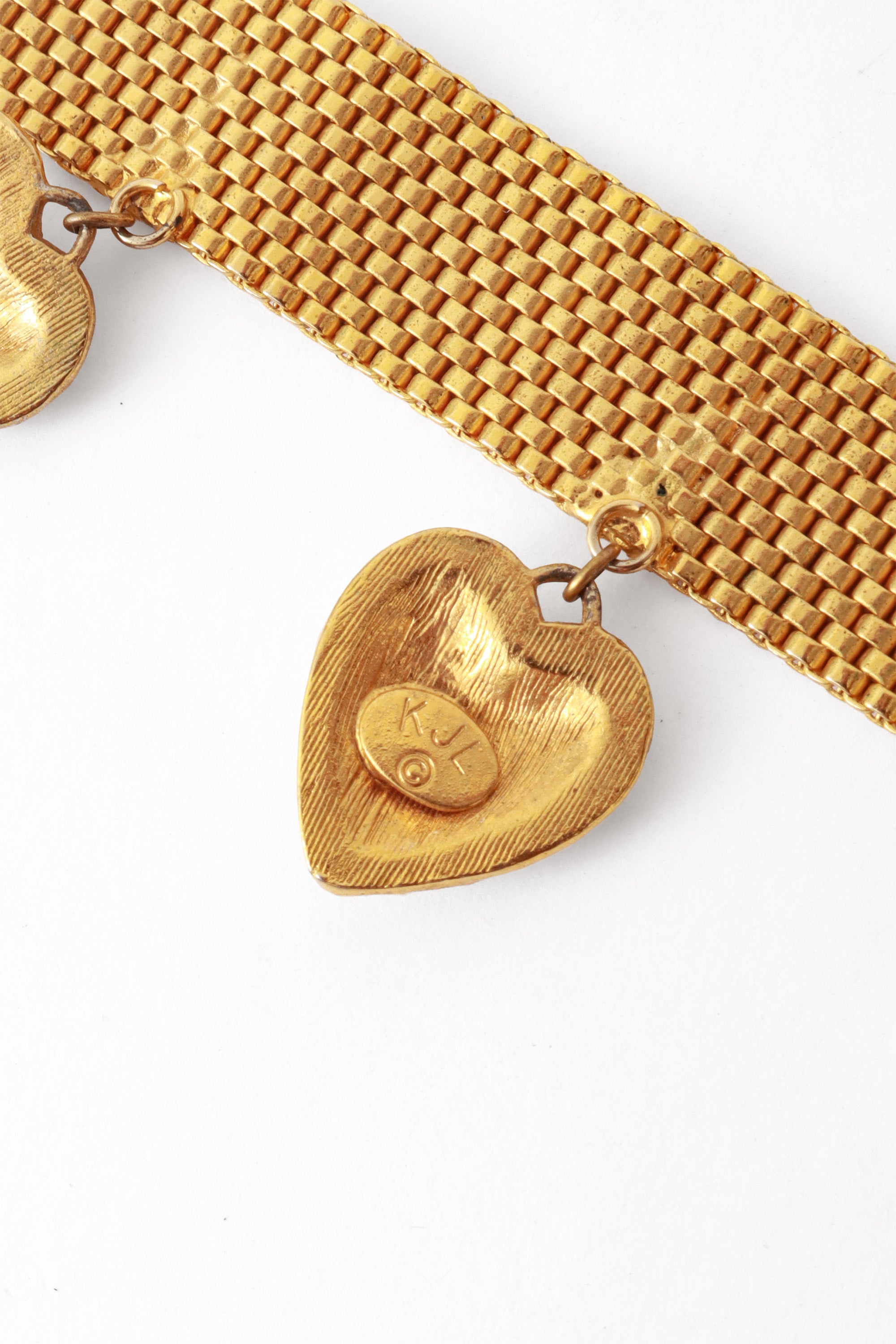 Heart charm choker by KJL signature @ Recess LA