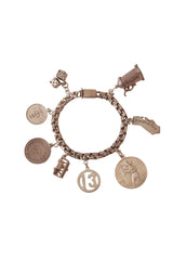Sterling charm bracelet @ Recess LA