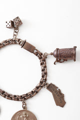 Sterling charm bracelet dice, kettle, california charms @ Recess LA