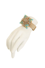 Vintage Stanley Hagler Pearl Starburst Bracelet on mannequin@ Recess LA