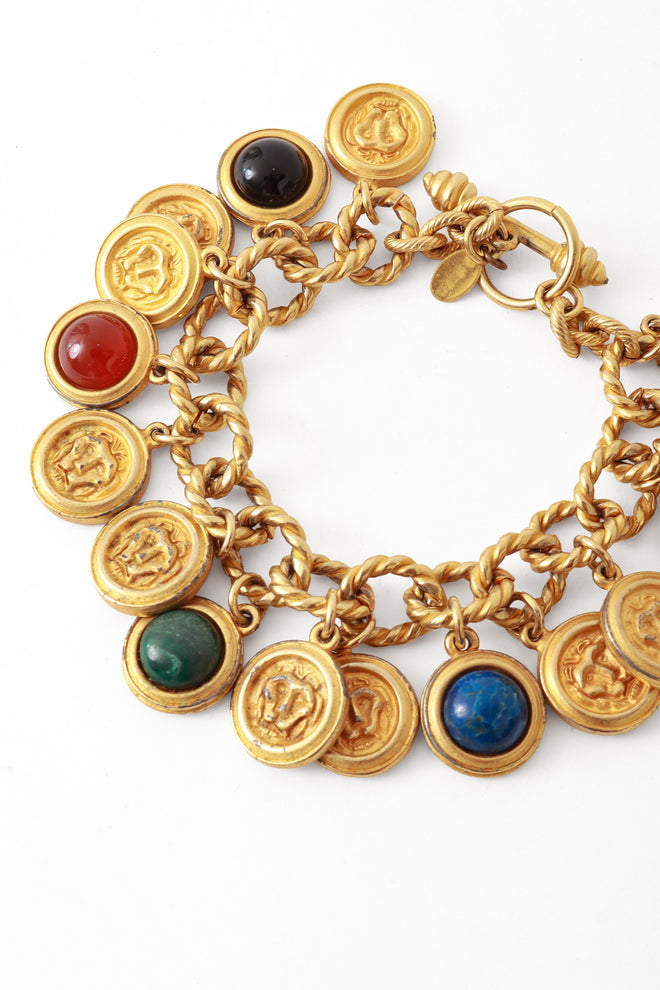cabochon charm bracelet by Mish close  @ Recess LA