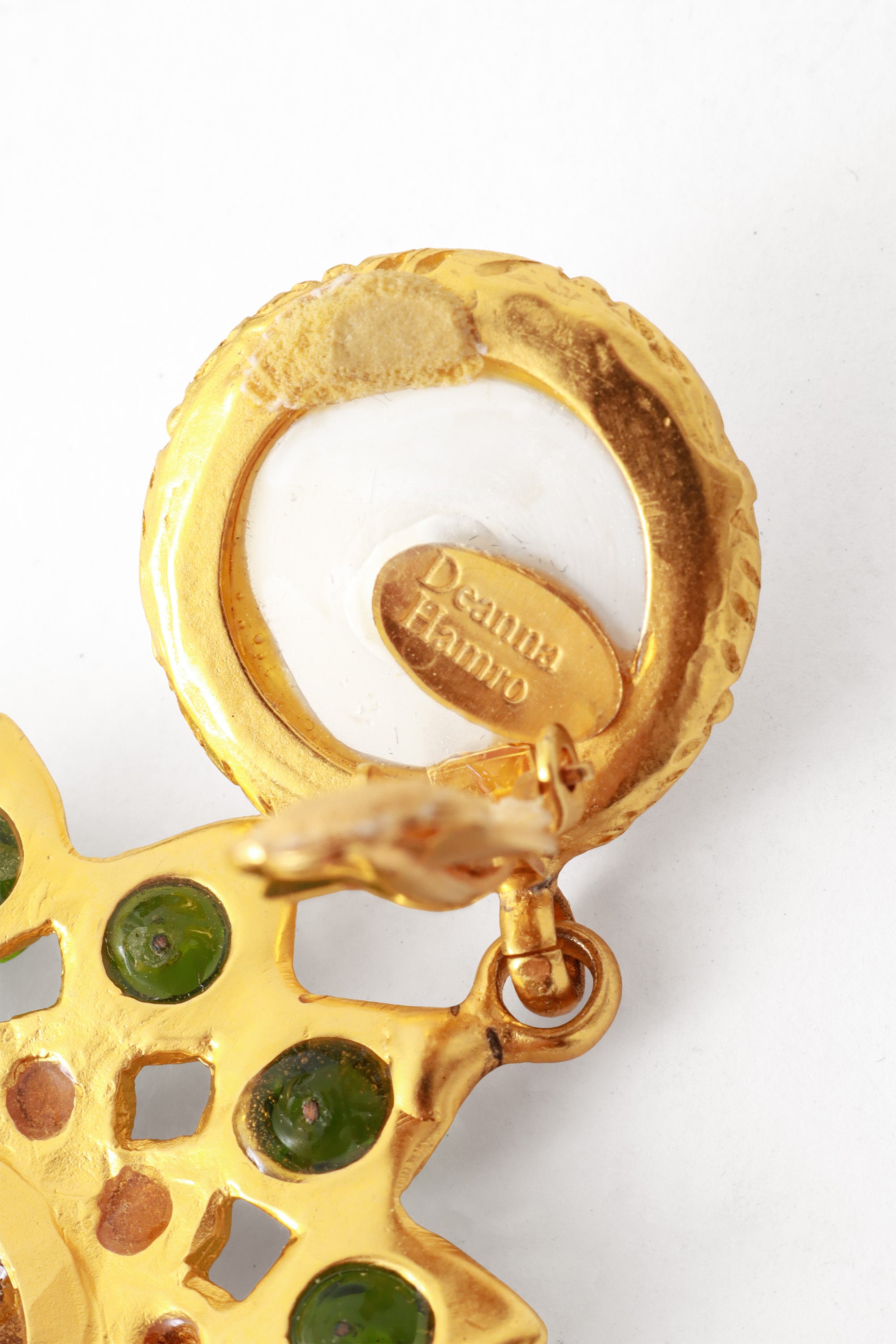 Sunburst earrings by Deanna Hamro logo @ Recess LA