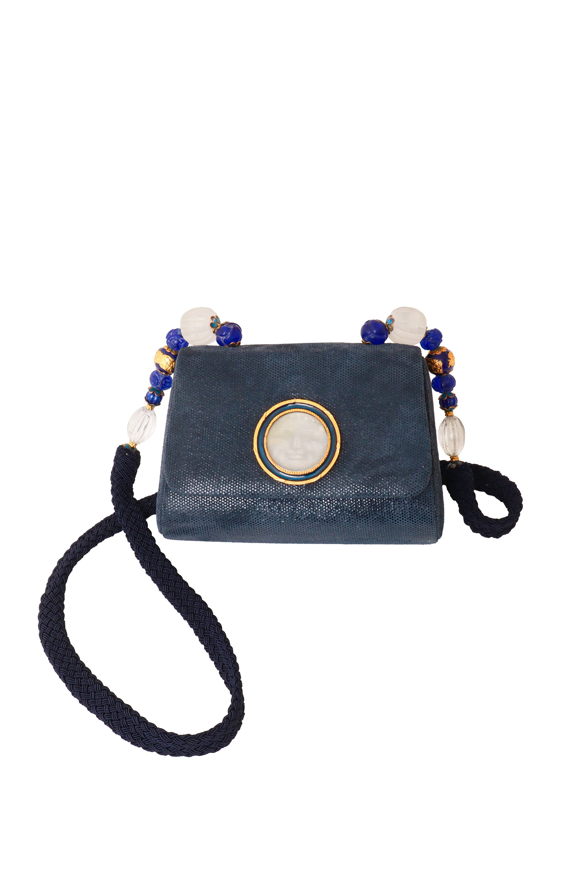 Beaded Moon Bag by Rafael Sanchez @ Recess LA