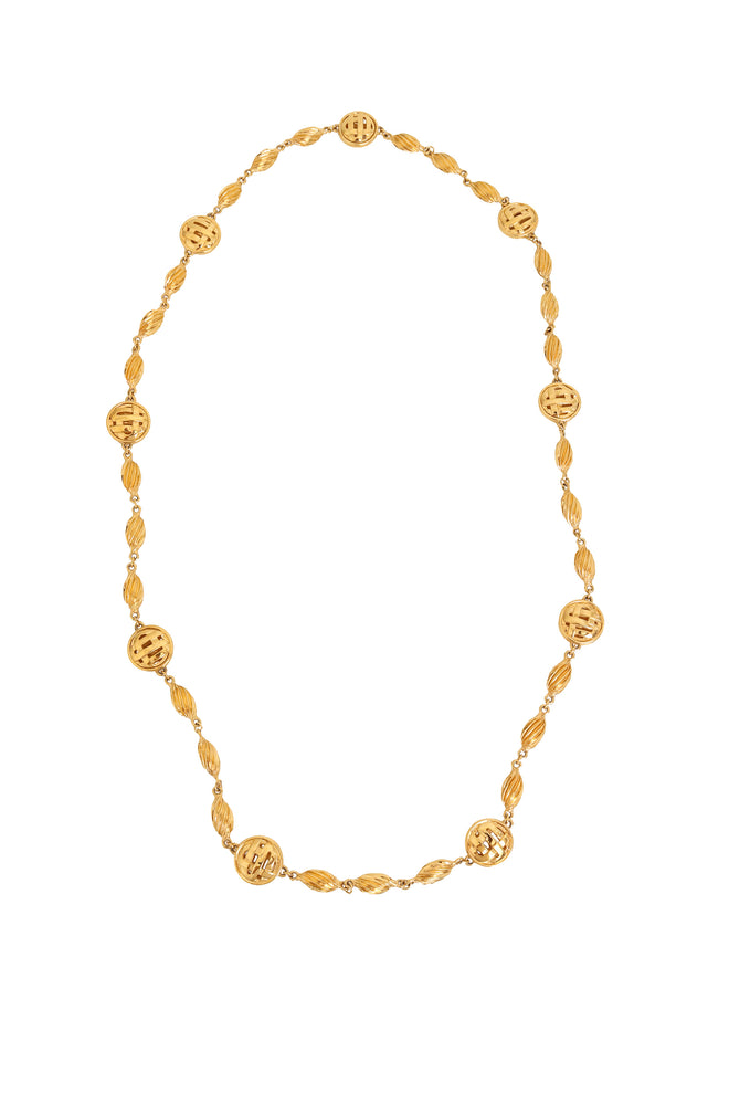 Medallion Station Chain Necklace @ Recess LA