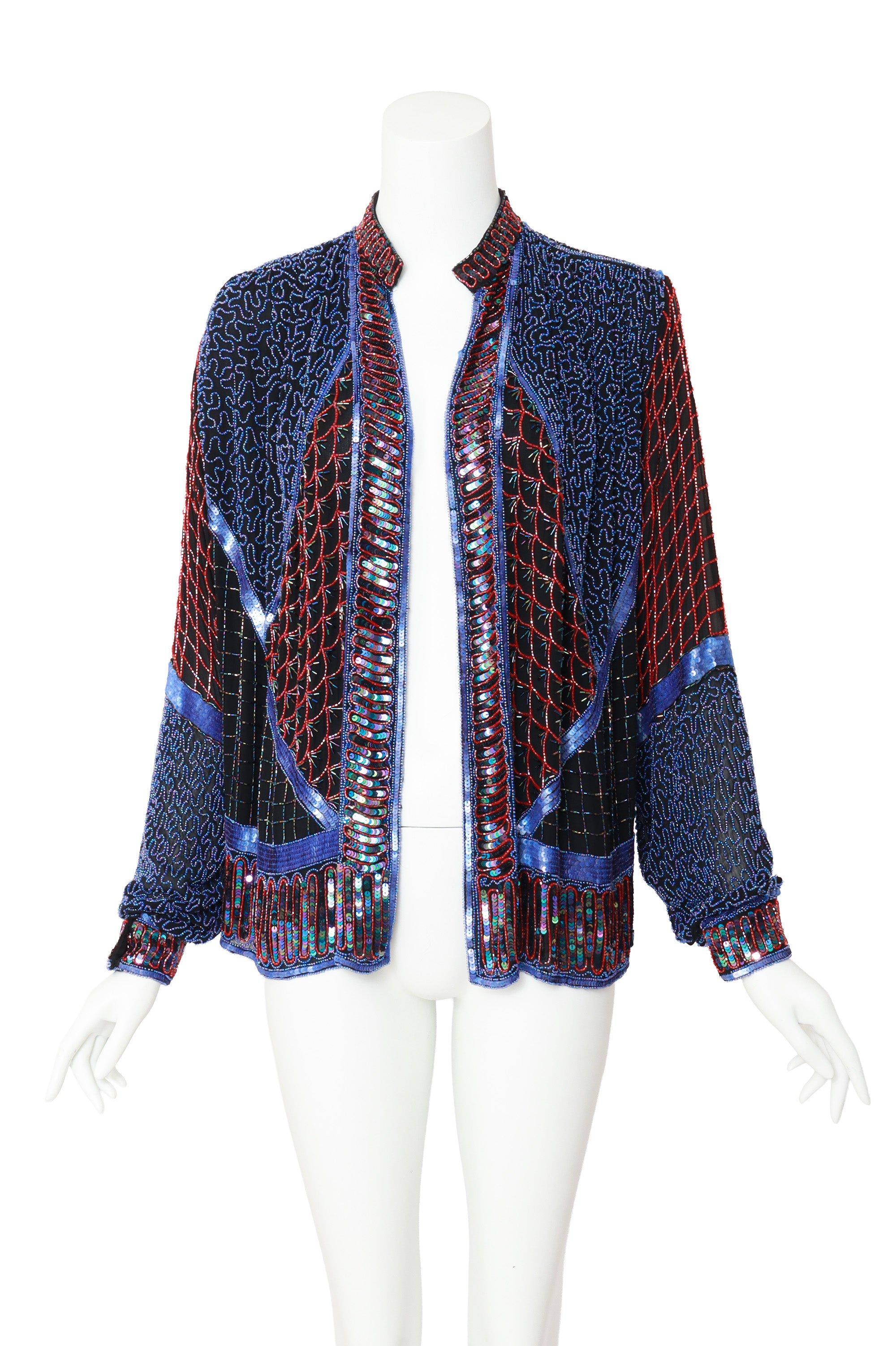 beaded jacket by Sistermax on mannequin @ Recess LA