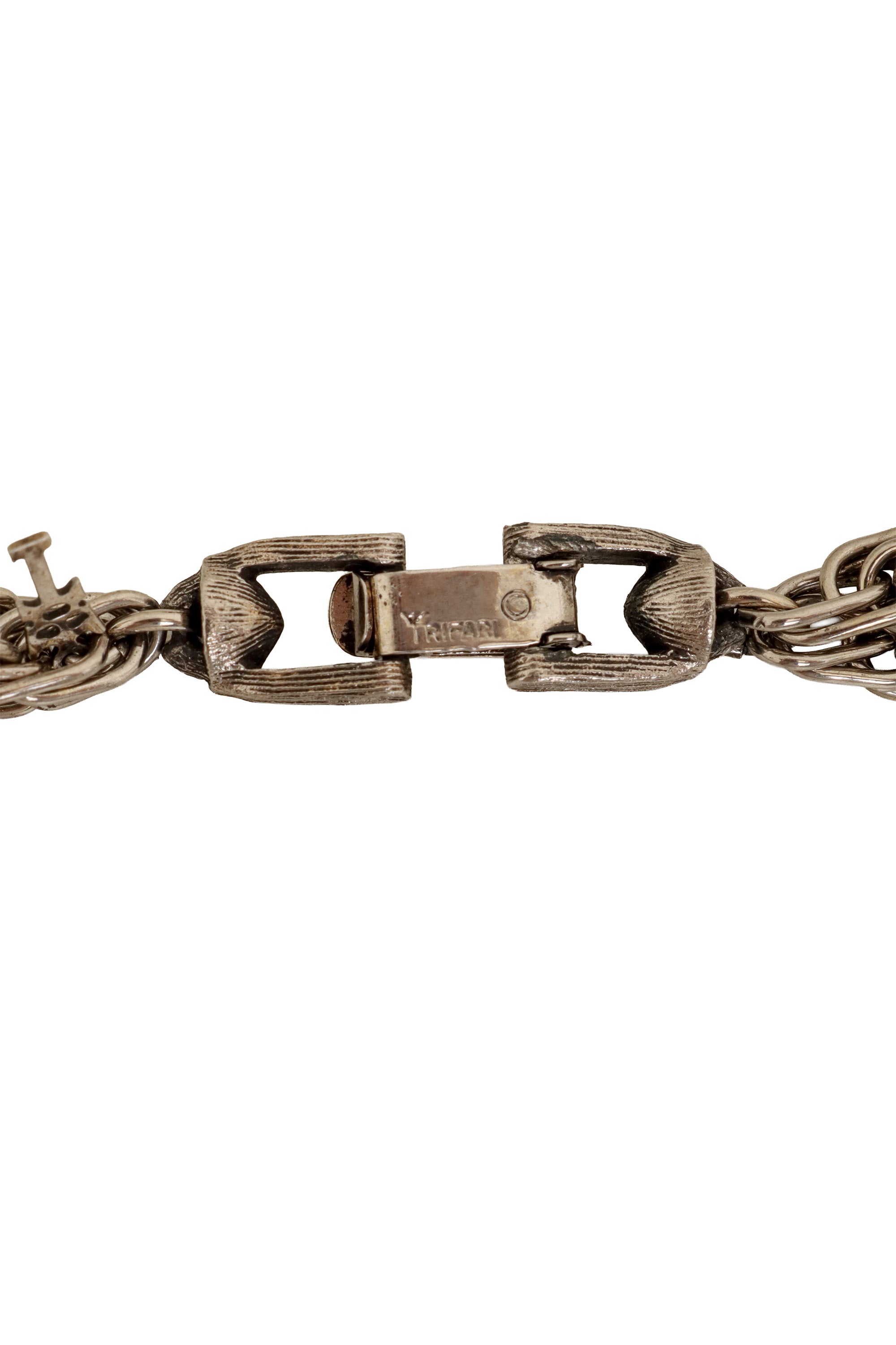Egg Lariat Necklace by Trifari signature @ Recess LA