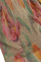 Vintage Whiting & Davis Ribbed Frame Tulip Mesh Bag print close @ Recess LA