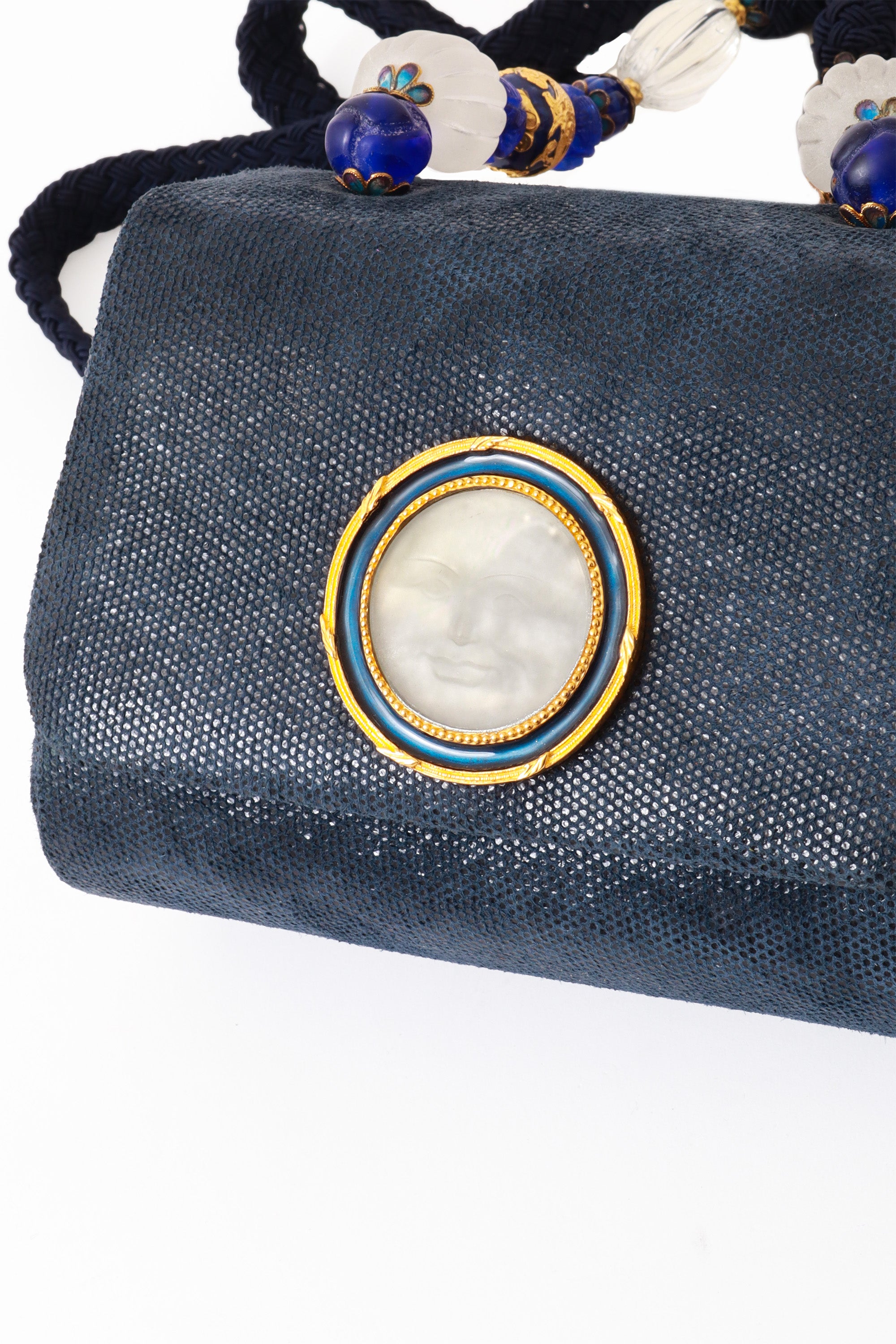 Beaded Moon Bag by Rafael Sanchez close @ Recess LA
