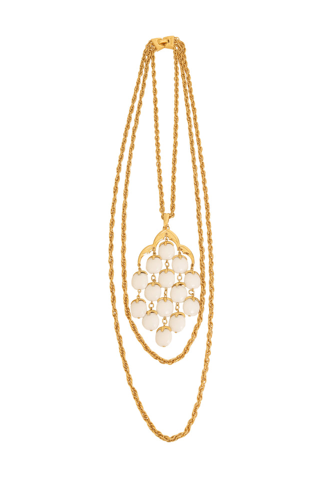 Chandelier Pendant Necklace by Trifari @ Recess LA