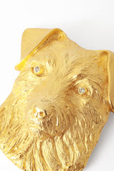 Dog brooch by Doreen Ryan close @ Recess LA