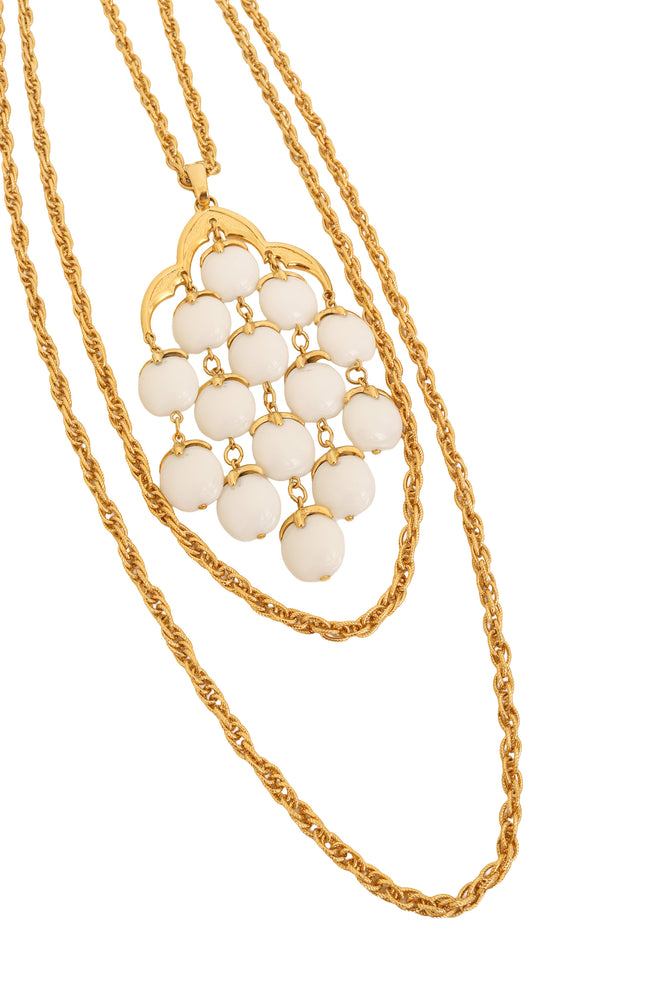 Chandelier Pendant Necklace by Trifari close @ Recess LA