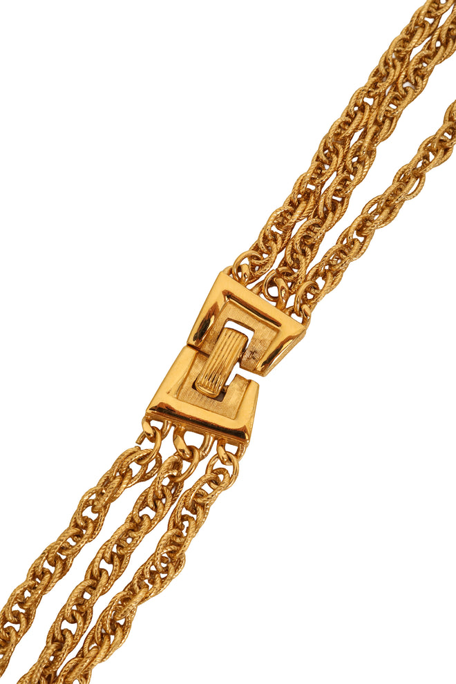 Chandelier Pendant Necklace by Trifari clasp @ Recess LA