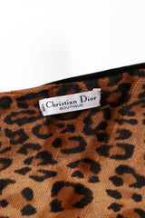 Leopard shawl by Dior label @ Recess LA