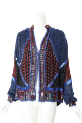 beaded jacket by Sistermax on mannequin close fastened @ Recess LA