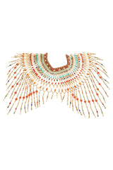 Beaded Net Cape Necklace @ Recess LA