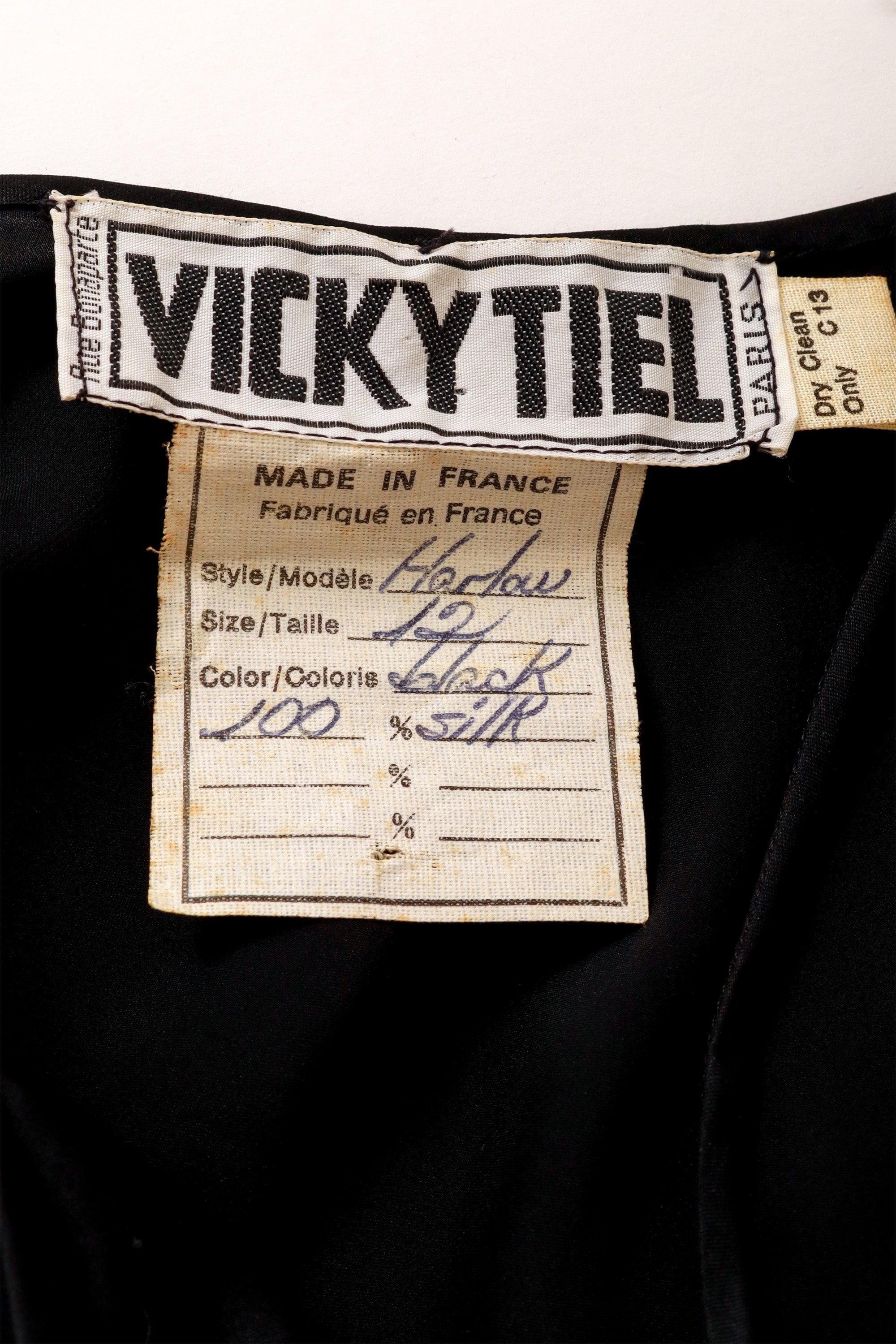 silk handkerchief dress label @ Recess LA