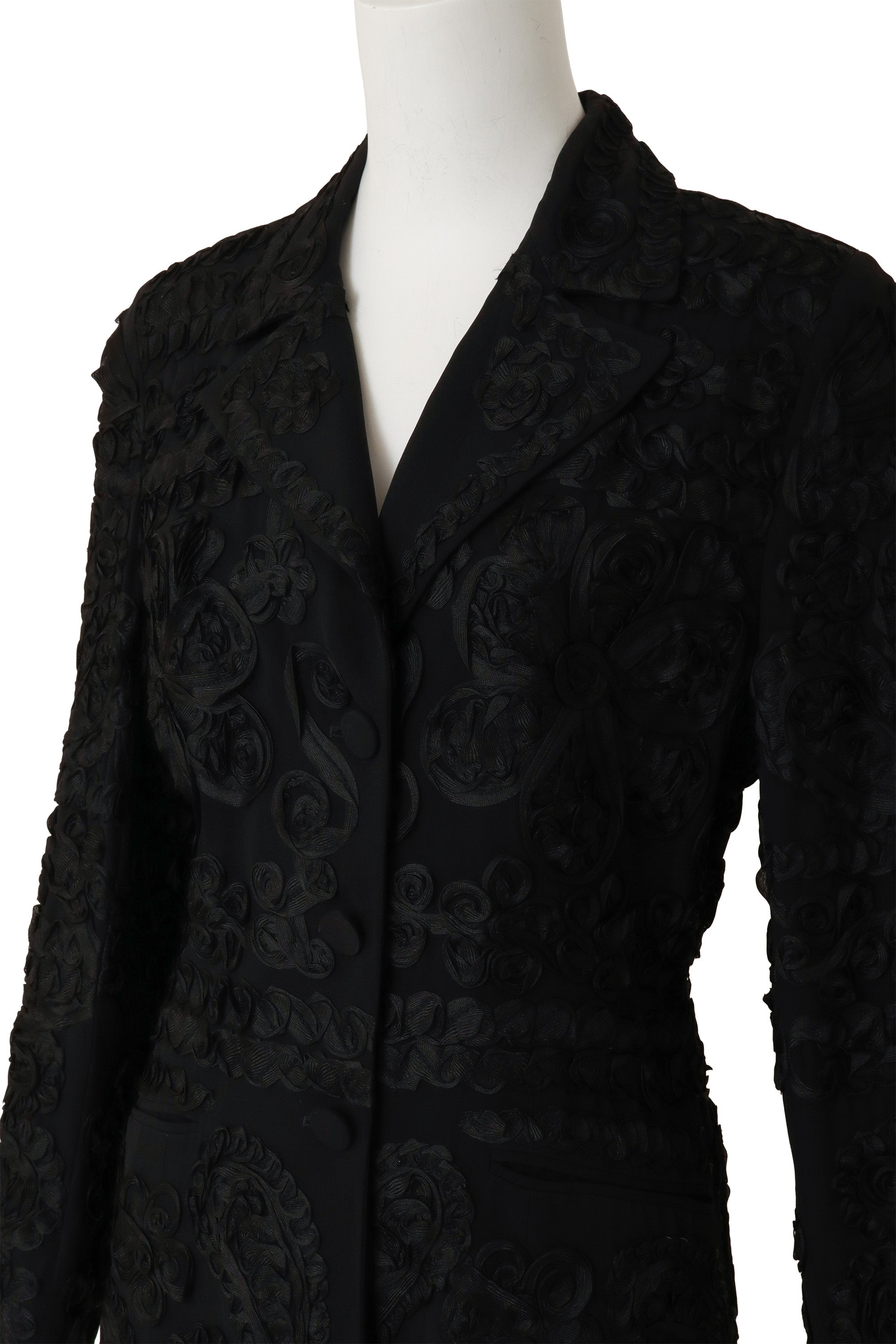 embroidered blazer by Sophie Sitbon on mannequin close @ Recess LA
