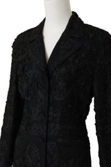 embroidered blazer by Sophie Sitbon on mannequin close @ Recess LA