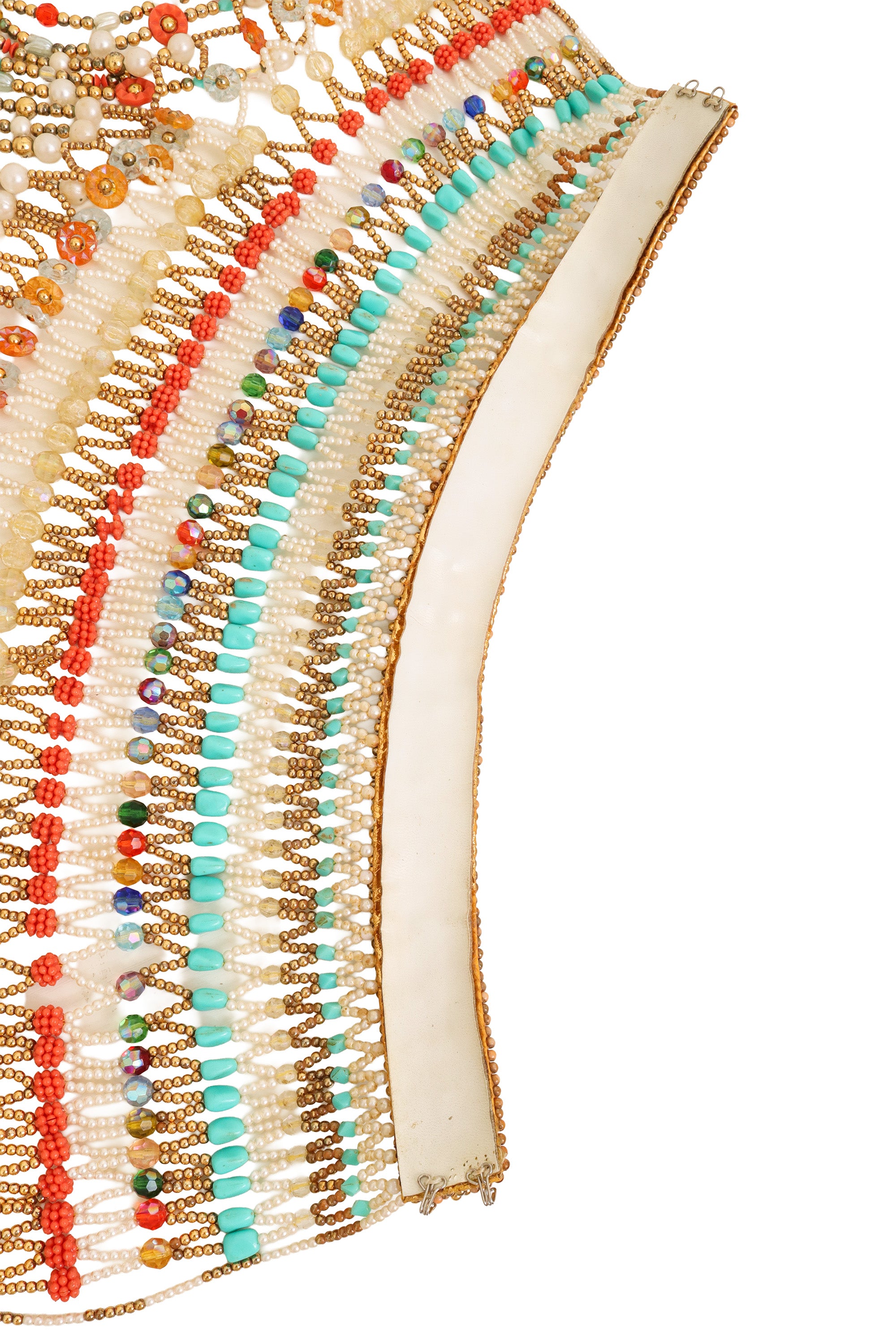 Beaded Net Cape Necklace