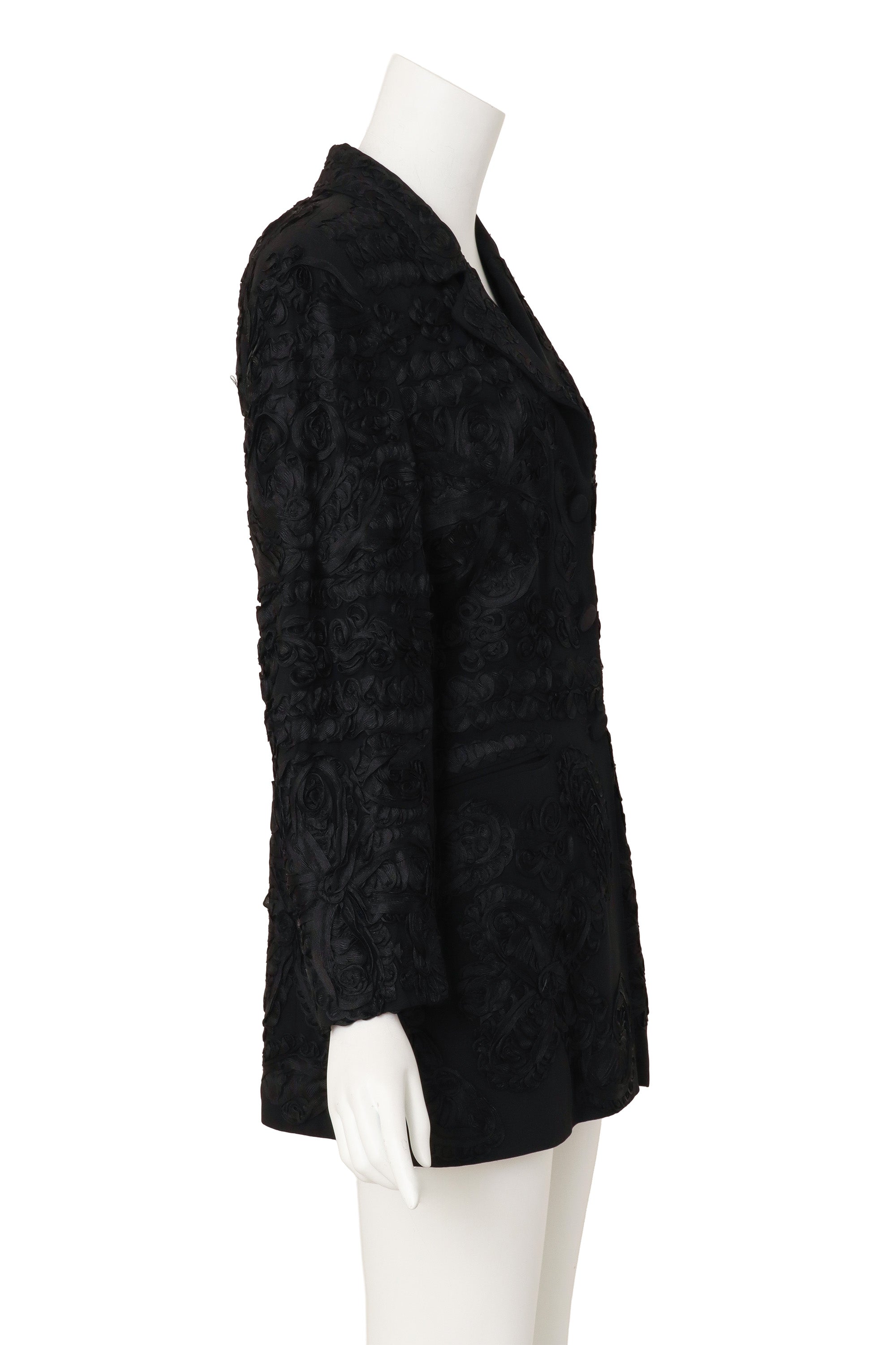 embroidered blazer by Sophie Sitbon on mannequin side @ Recess LA