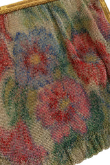 Vintage Whiting & Davis Garden Mesh Bag print close @ Recess LA