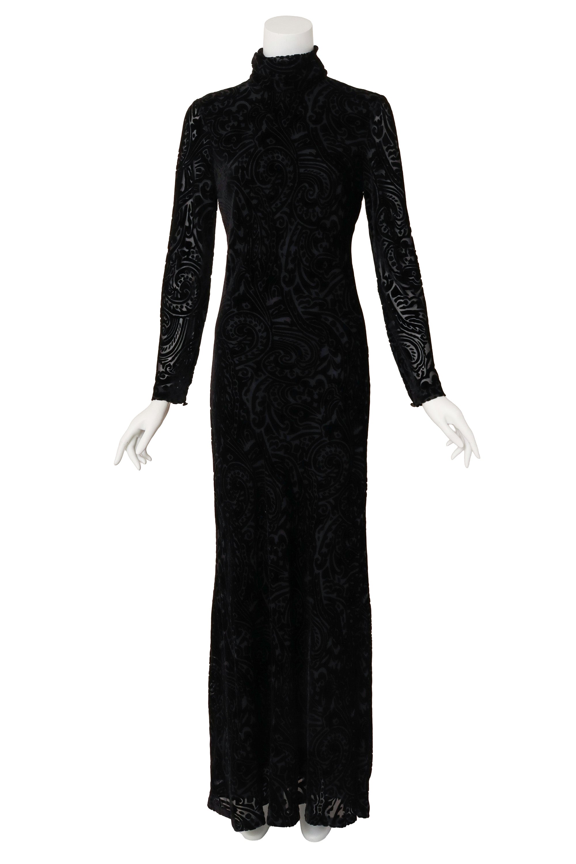 velvet gown by Ralph Lauren on mannequin @ Recess LA