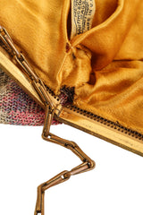 Vintage Whiting & Davis Garden Mesh Bag lining hole @ Recess LA