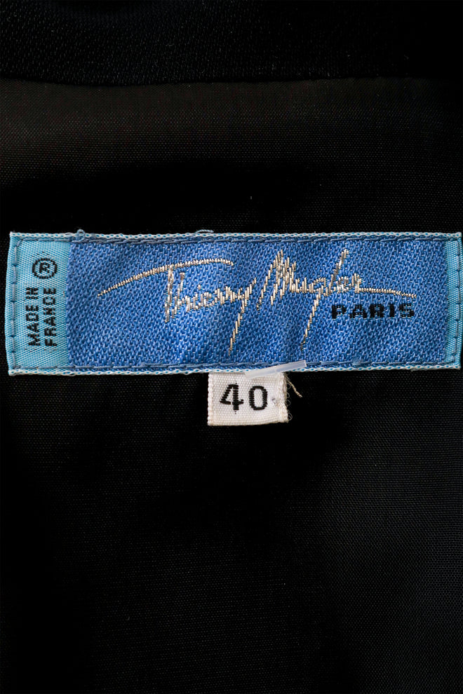 wrap dress by Thierry Mugler label @ Recess LA