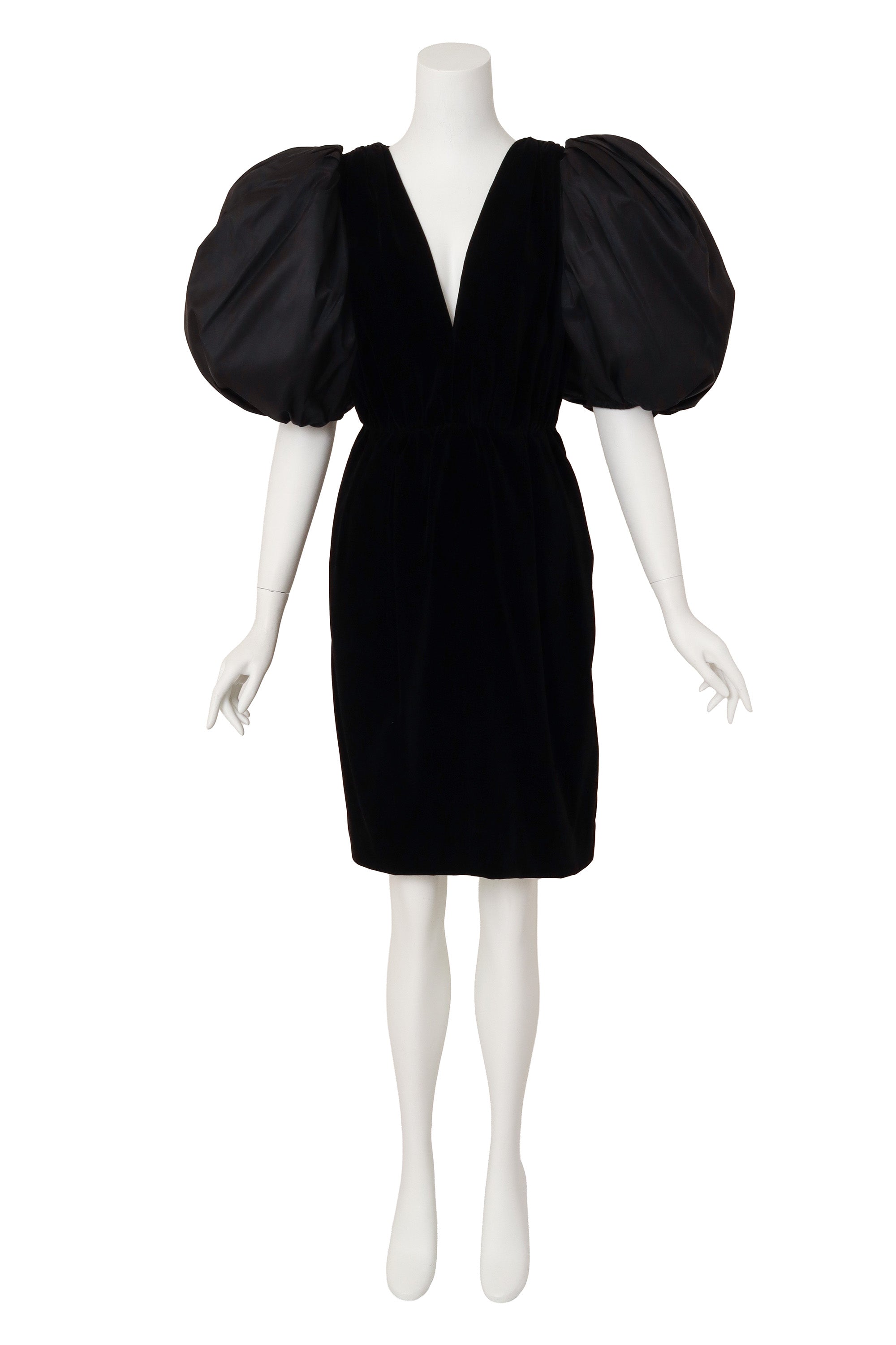 balloon sleeve dress by Yves Saint Laurent on mannequin @ Recess LA