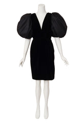 balloon sleeve dress by Yves Saint Laurent on mannequin @ Recess LA
