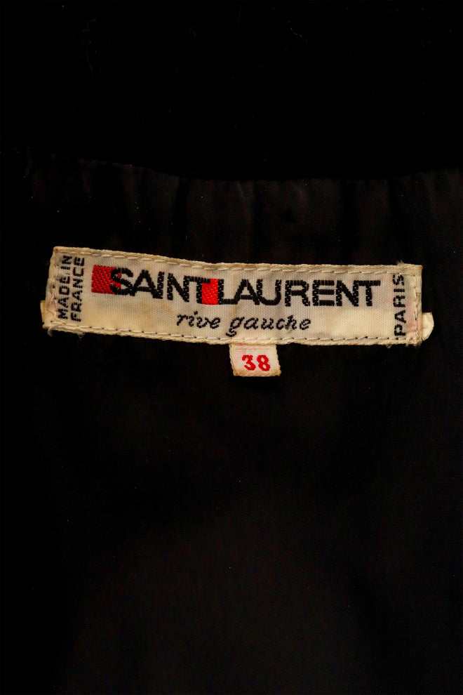 balloon sleeve dress by Yves Saint Laurent label  @ Recess LA