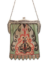 Vintage Whiting & Davis Filigree Deco Mesh Bag close @ Recess LA