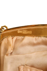Vintage Whiting & Davis Floral Frame Mesh Bag signature @ Recess LA