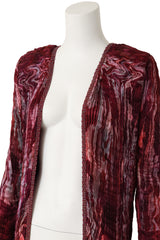 pleated jacket by Patricia Lester on mannequin close @ Recess LA