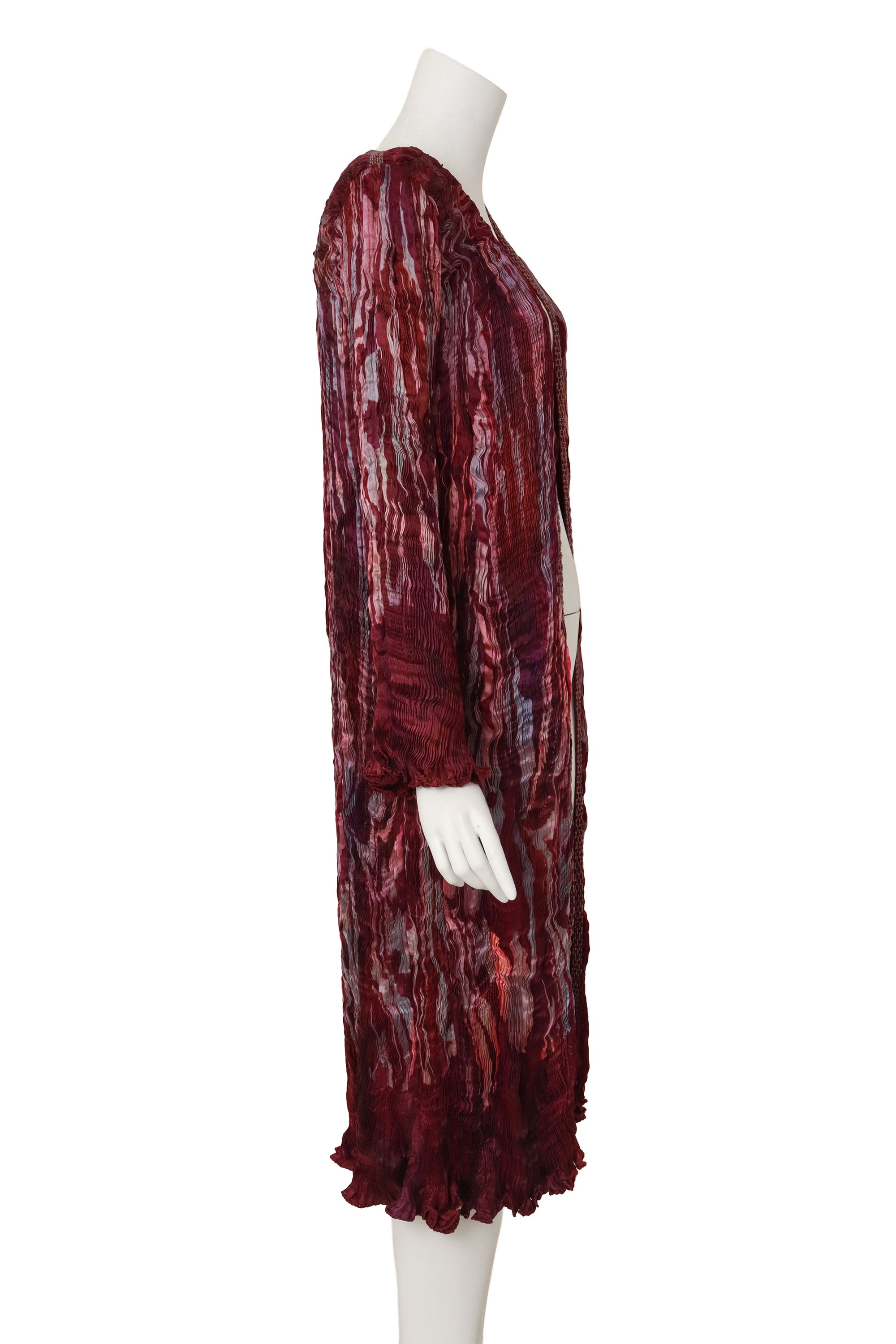 pleated jacket by Patricia Lester on mannequin side @ Recess LA