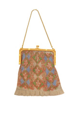 Vintage Whiting & Davis Diamond Floral Mesh Bag II @ Recess LA