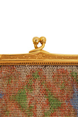 Vintage Whiting & Davis Diamond Floral Mesh Bag II clasp @ Recess LA