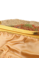 Vintage Whiting & Davis Diamond Floral Mesh Bag II signature @ Recess LA