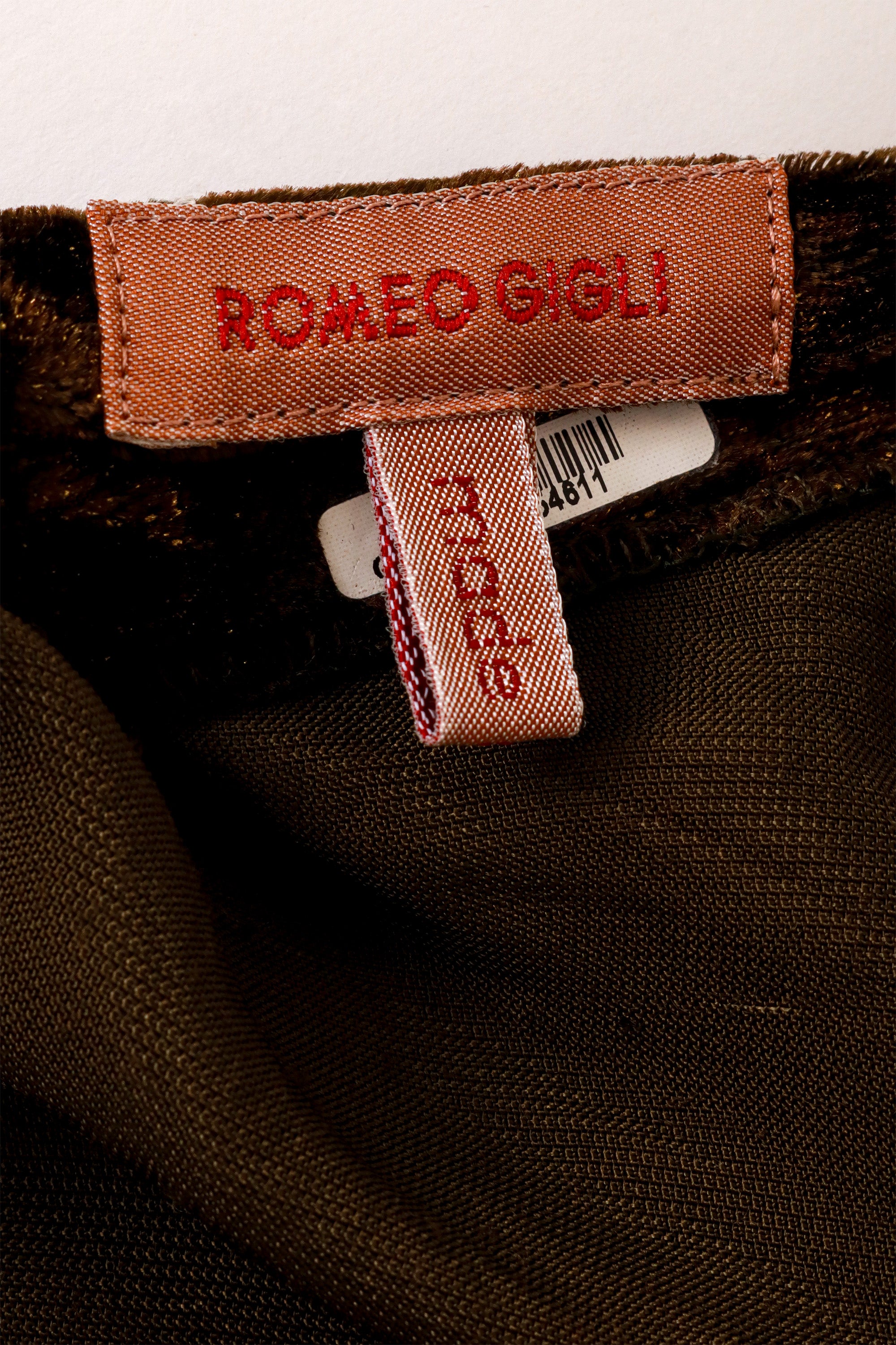 halter dress by Romeo Gigli on mannequin label @ Recess LA