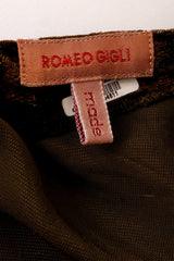 halter dress by Romeo Gigli on mannequin label @ Recess LA