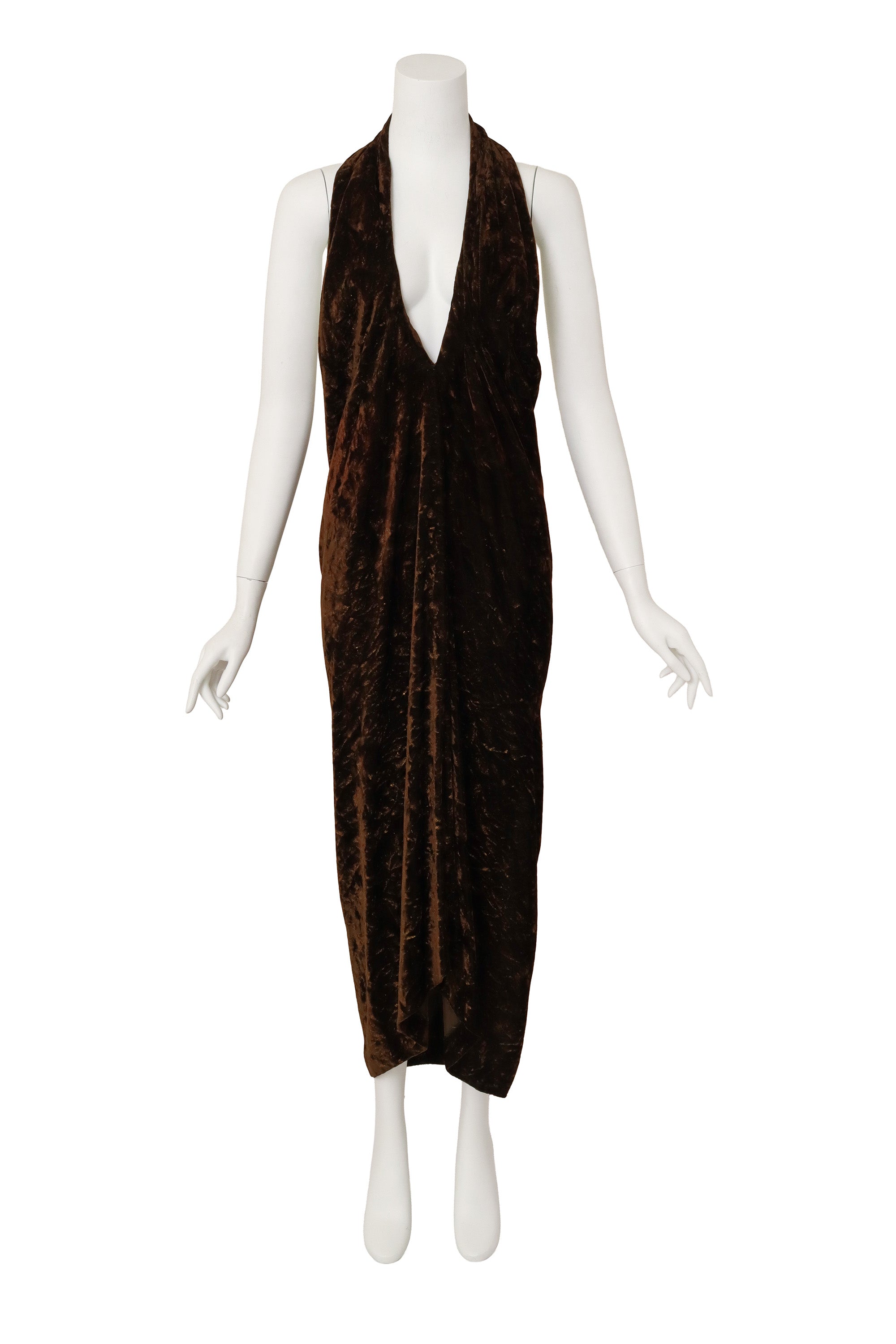 halter dress by Romeo Gigli on mannequin @ Recess LA