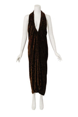 halter dress by Romeo Gigli on mannequin @ Recess LA