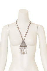 Openwork Charm Talisman Necklace on mannequin @ Recess LA 