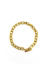 Vintage Karl Lagerfeld Ribbed Cable Chain Collar Necklace @recess la
