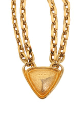 Trillion Crystal Collar Necklace by S.A.L. back @ Recess LA