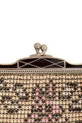 Vintage Whiting & Davis Inlay Frame Deco Mesh Bag clasp @ Recess LA