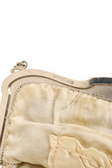 Vintage Whiting & Davis Inlay Frame Deco Mesh Bag signature @ Recess LA